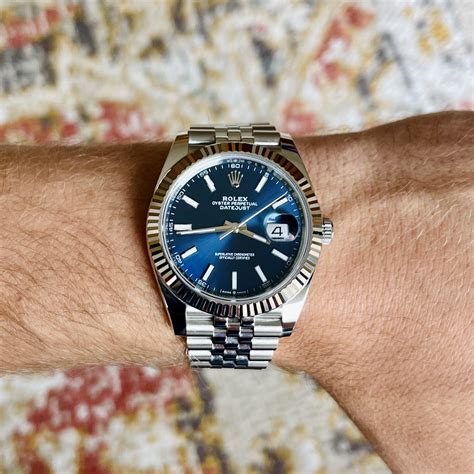 rolex datejust 41 blau diamant|2022 rolex datejust 41mm.